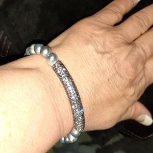 Very real cultured tahitian pearl bracelet